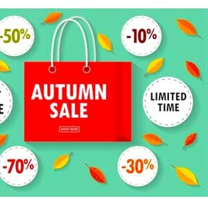 AUTUMN SALE! Up to 50% on selected items!